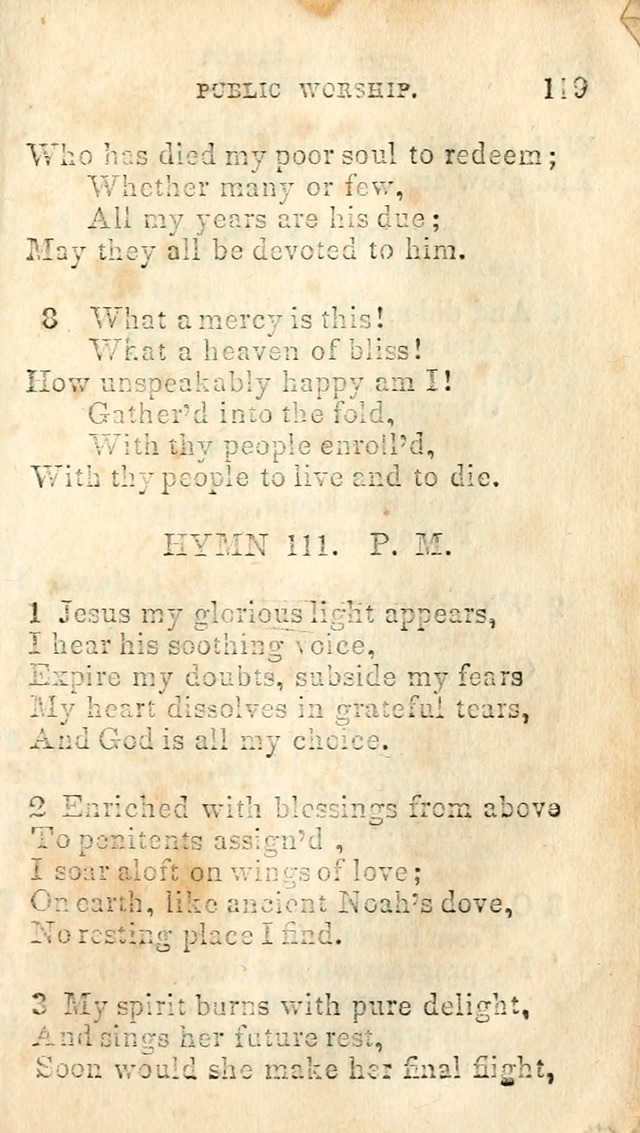 A Collection of Sacred Hymns, for the Church of Jesus Christ of Latter Day Saints page 121
