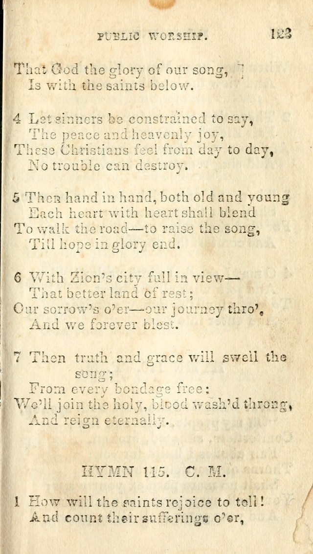 A Collection of Sacred Hymns, for the Church of Jesus Christ of Latter Day Saints page 125