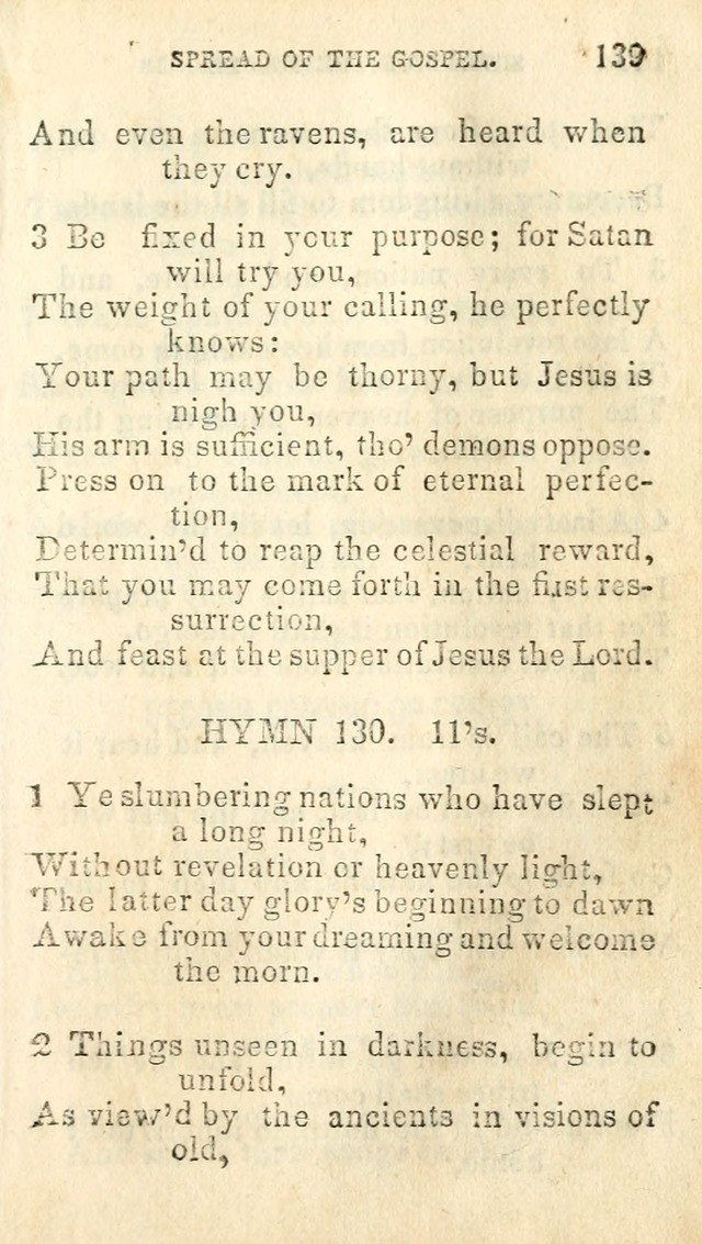 A Collection of Sacred Hymns, for the Church of Jesus Christ of Latter Day Saints page 141