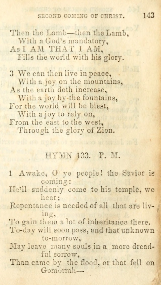 A Collection of Sacred Hymns, for the Church of Jesus Christ of Latter Day Saints page 145