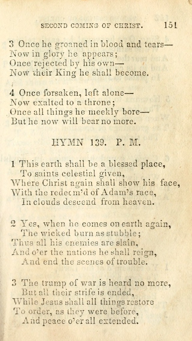A Collection of Sacred Hymns, for the Church of Jesus Christ of Latter Day Saints page 153