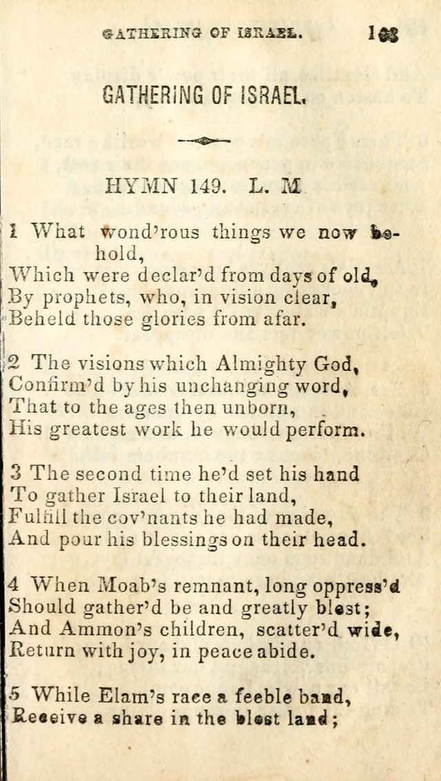 A Collection of Sacred Hymns, for the Church of Jesus Christ of Latter Day Saints page 165