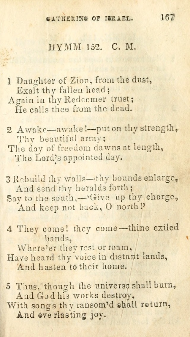 A Collection of Sacred Hymns, for the Church of Jesus Christ of Latter Day Saints page 169