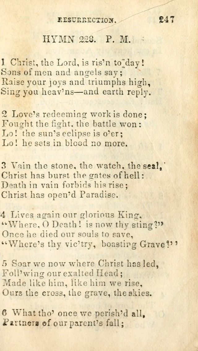 A Collection of Sacred Hymns, for the Church of Jesus Christ of Latter Day Saints page 249