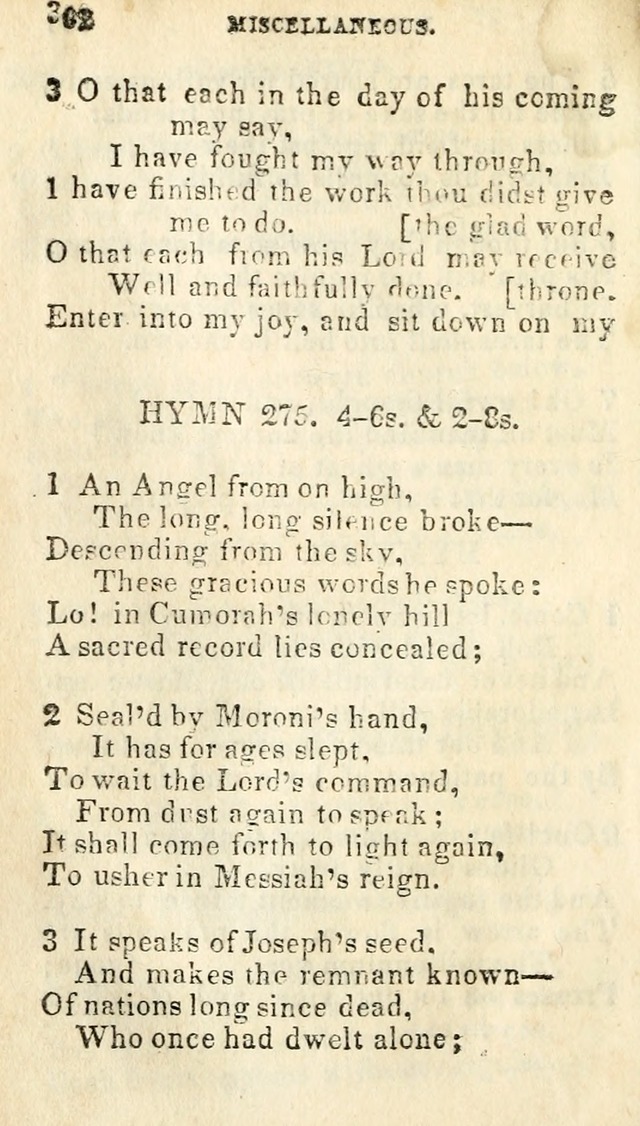 A Collection of Sacred Hymns, for the Church of Jesus Christ of Latter Day Saints page 304