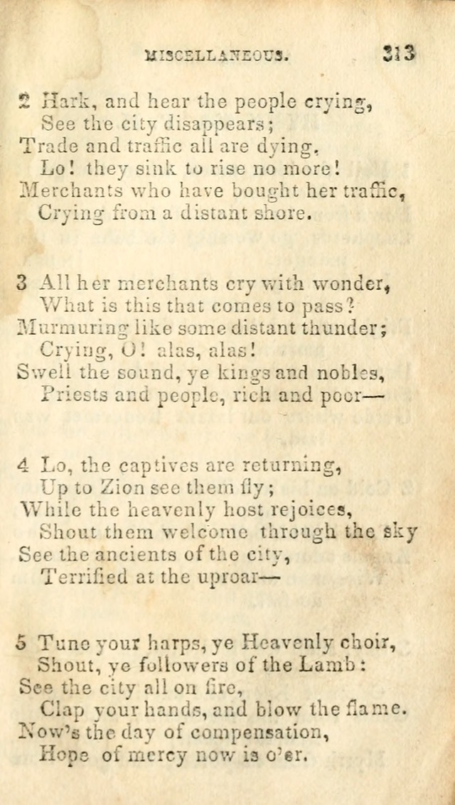 A Collection of Sacred Hymns, for the Church of Jesus Christ of Latter Day Saints page 315