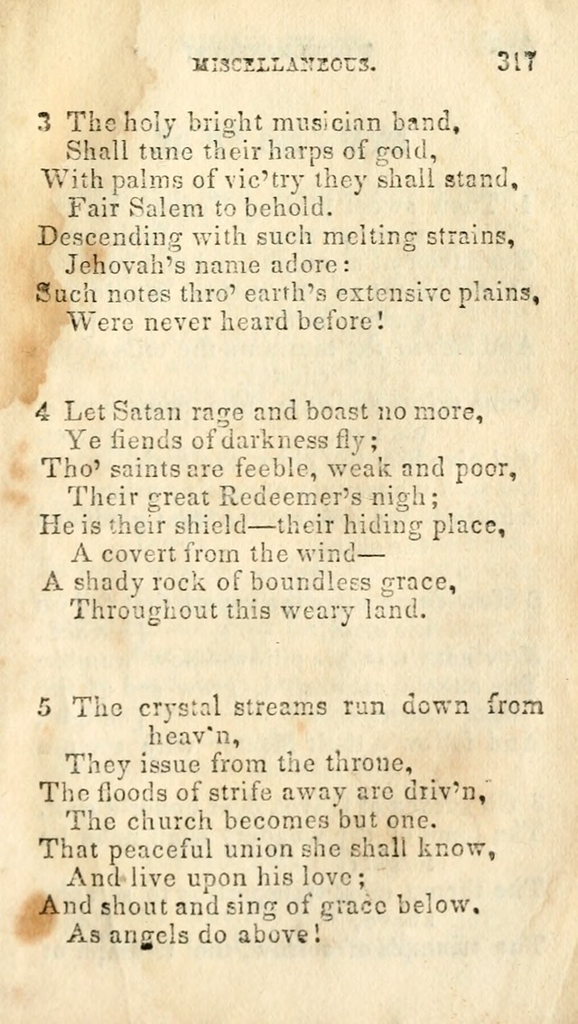 A Collection of Sacred Hymns, for the Church of Jesus Christ of Latter Day Saints page 319