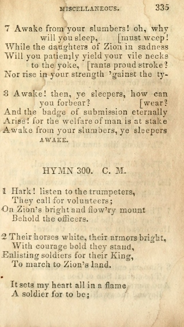 A Collection of Sacred Hymns, for the Church of Jesus Christ of Latter Day Saints page 337
