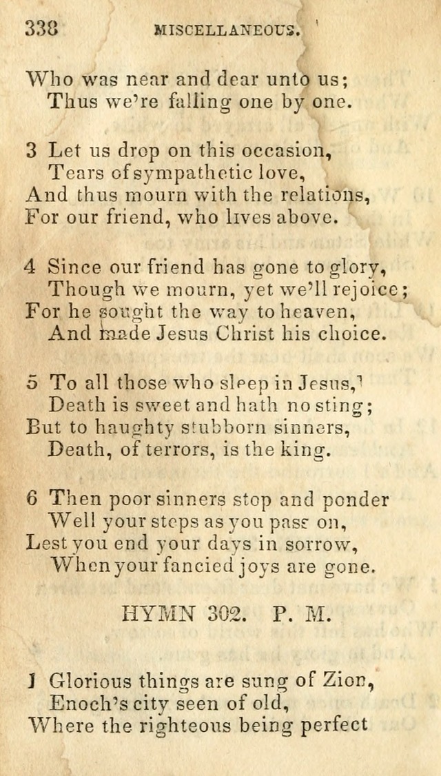 A Collection of Sacred Hymns, for the Church of Jesus Christ of Latter Day Saints page 340