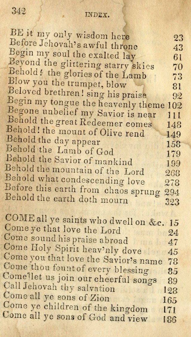 A Collection of Sacred Hymns, for the Church of Jesus Christ of Latter Day Saints page 344