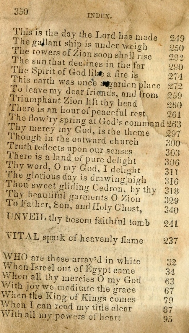 A Collection of Sacred Hymns, for the Church of Jesus Christ of Latter Day Saints page 352