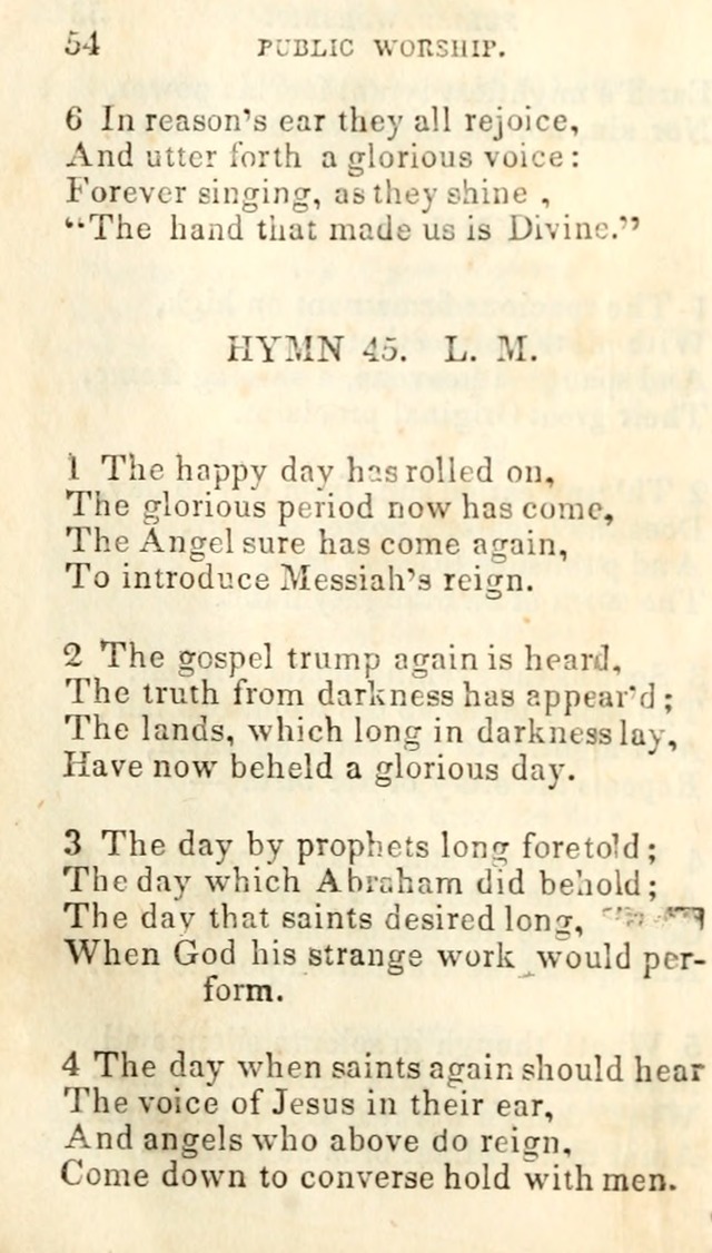 A Collection of Sacred Hymns, for the Church of Jesus Christ of Latter Day Saints page 56