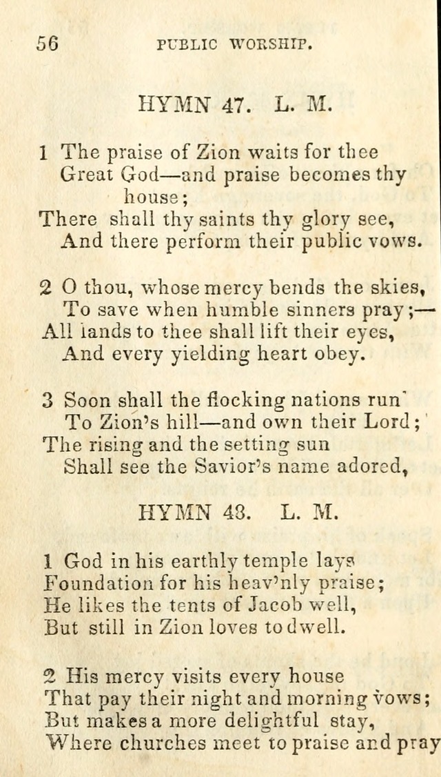 A Collection of Sacred Hymns, for the Church of Jesus Christ of Latter Day Saints page 58