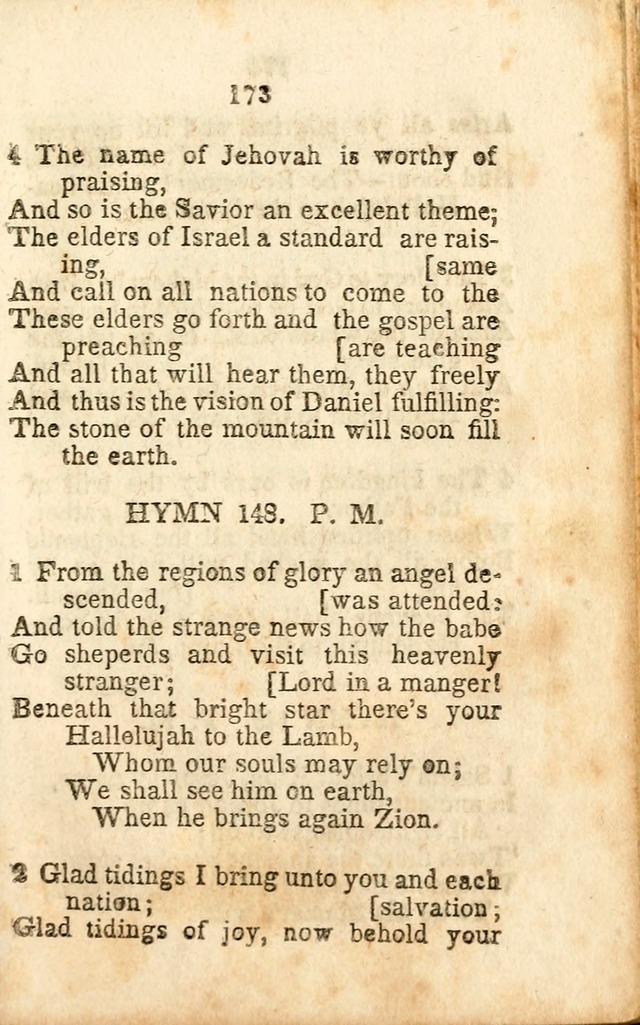 A Collection of Sacred Hymns for the Church of Jesus Christ of Latter-Day  Saints page 174