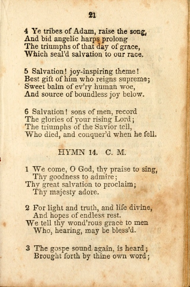 A Collection of Sacred Hymns for the Church of Jesus Christ of Latter-Day  Saints page 22