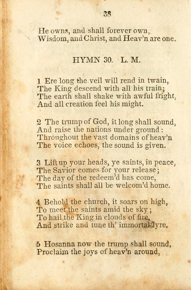 A Collection of Sacred Hymns for the Church of Jesus Christ of Latter-Day  Saints page 39
