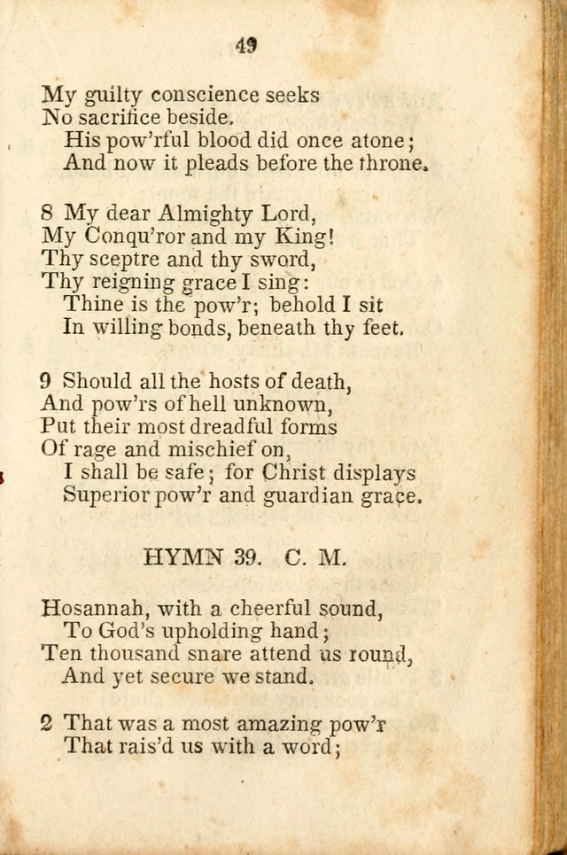 A Collection of Sacred Hymns for the Church of Jesus Christ of Latter-Day  Saints page 50