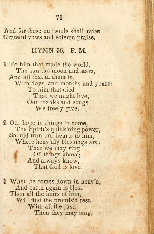 A Collection of Sacred Hymns for the Church of Jesus Christ of Latter-Day  Saints page 72
