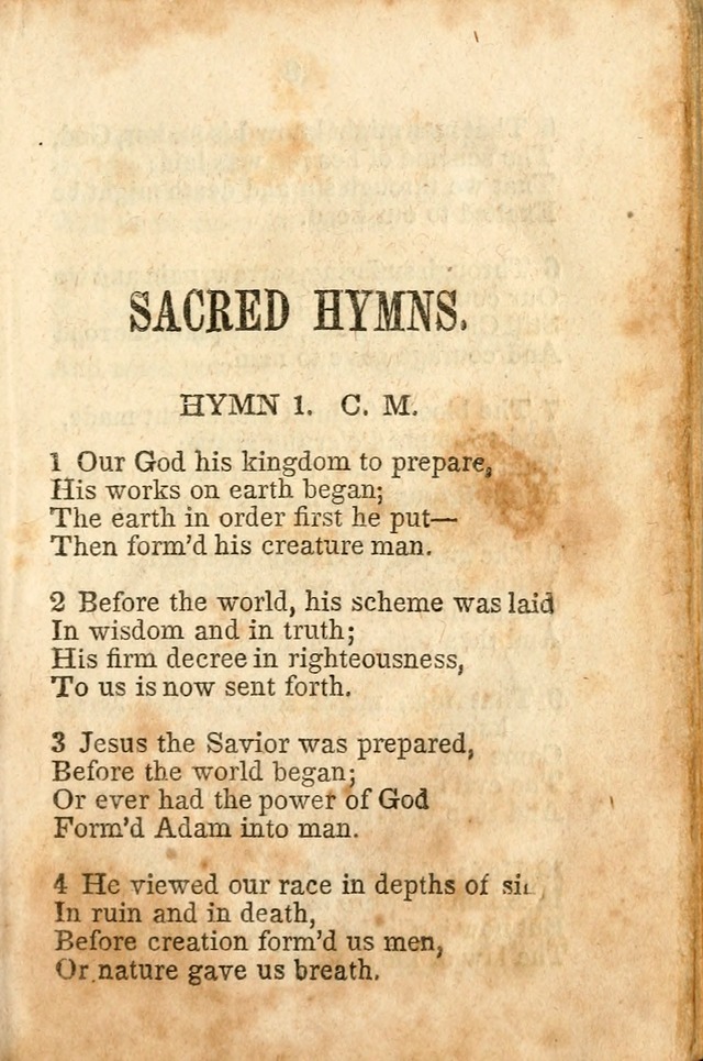 A Collection of Sacred Hymns for the Church of Jesus Christ of Latter-Day  Saints page 8
