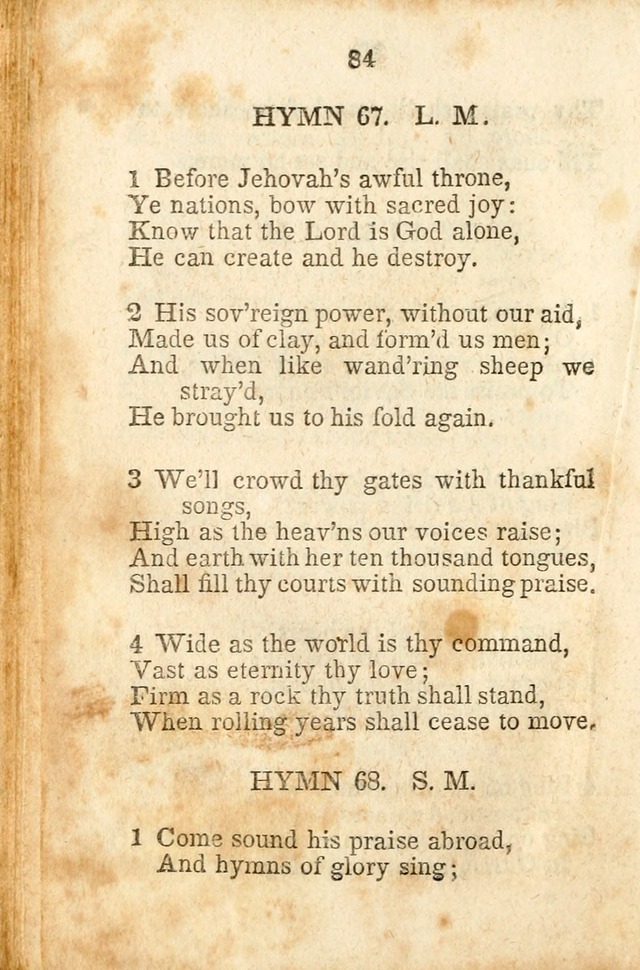 A Collection of Sacred Hymns for the Church of Jesus Christ of Latter-Day  Saints page 85