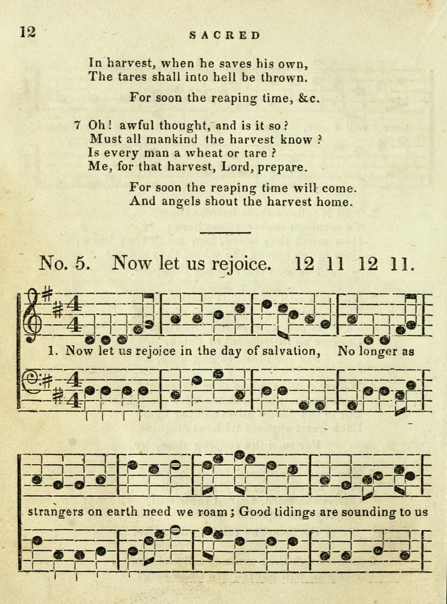 A Collection of Sacred Hymns for the use of the Latter-Day Saints page 12