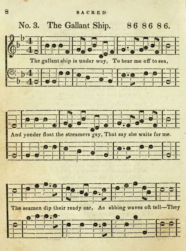 A Collection of Sacred Hymns for the use of the Latter-Day Saints page 8