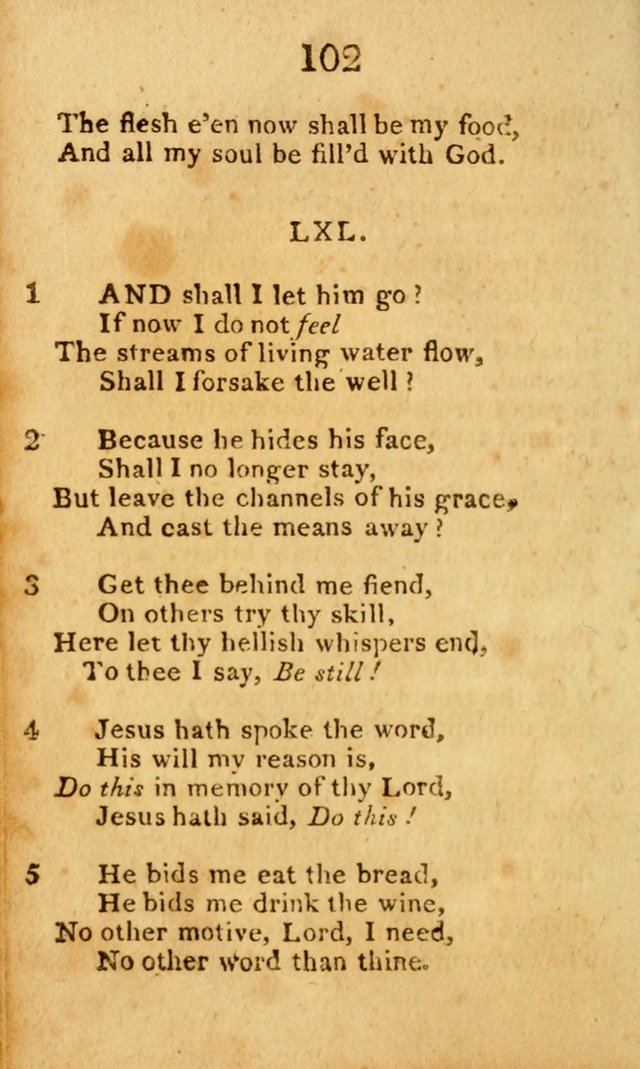 A Choice Selection of Hymns and Spiritual Songs: designed for the use of  the pious page 104