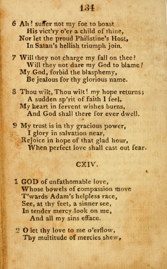 A Choice Selection of Hymns and Spiritual Songs: designed for the use of  the pious page 136