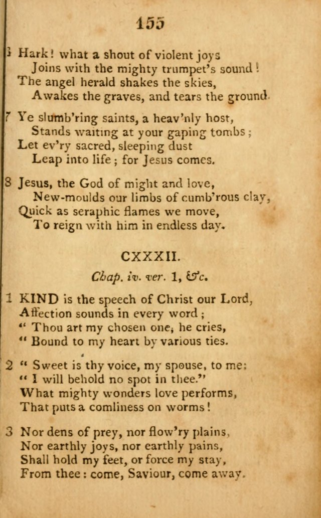 A Choice Selection of Hymns and Spiritual Songs: designed for the use of  the pious page 157