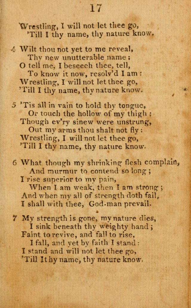 A Choice Selection of Hymns and Spiritual Songs: designed for the use of  the pious page 17