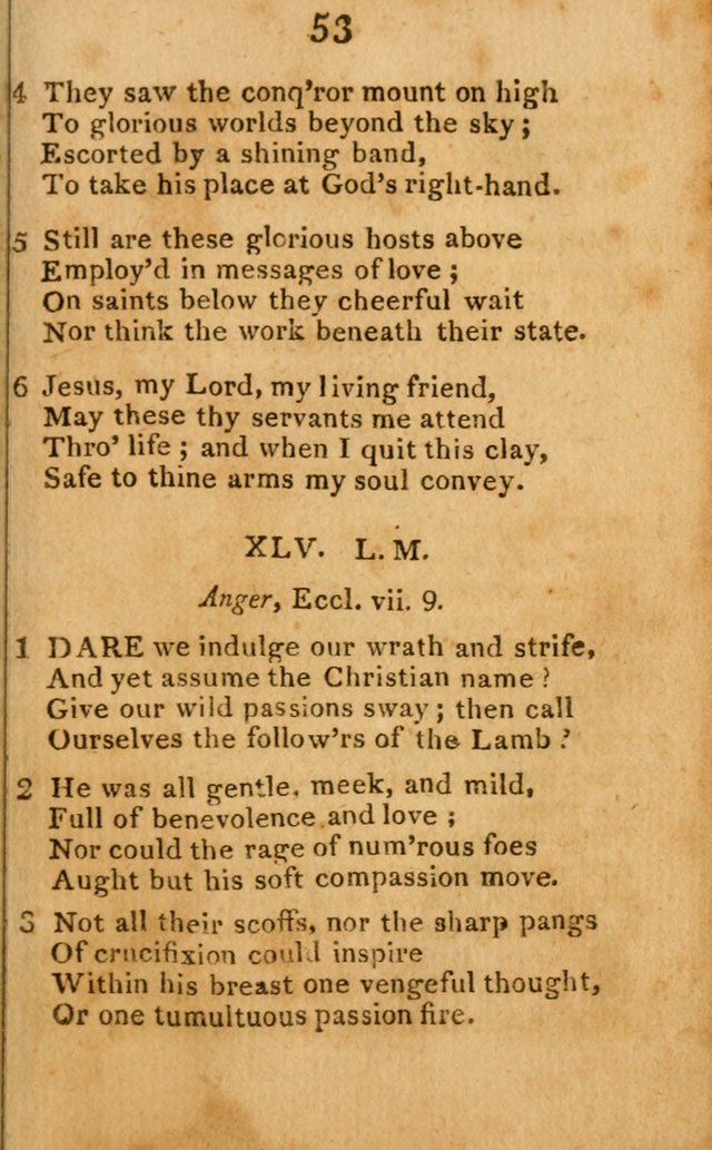 A Choice Selection of Hymns and Spiritual Songs: designed for the use of  the pious page 55