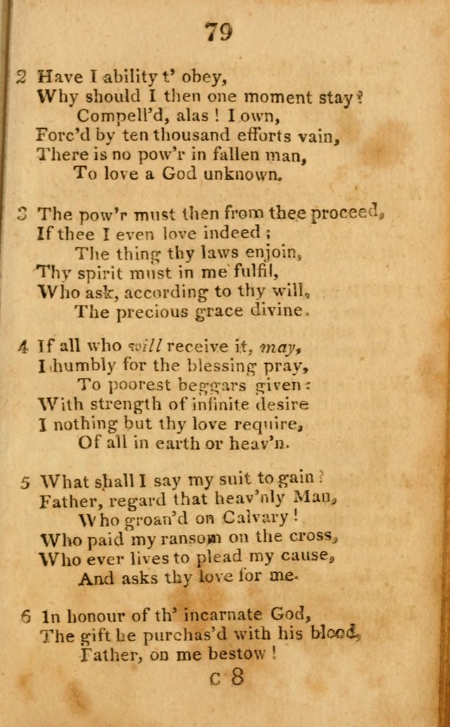 A Choice Selection of Hymns and Spiritual Songs: designed for the use of  the pious page 81