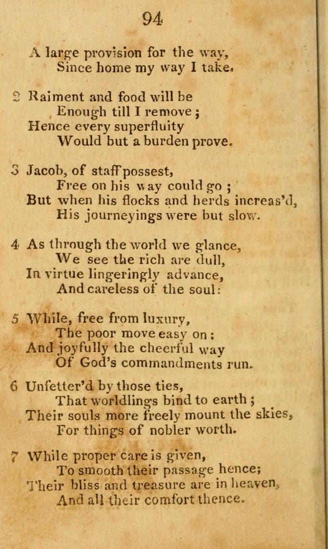 A Choice Selection of Hymns and Spiritual Songs: designed for the use of  the pious page 96