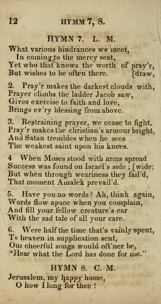 A Choice Selection of Hymns and Spiritual Songs, Designed to Aid in the Devotions of Prayer, Conference, and Camp-Meetings page 19
