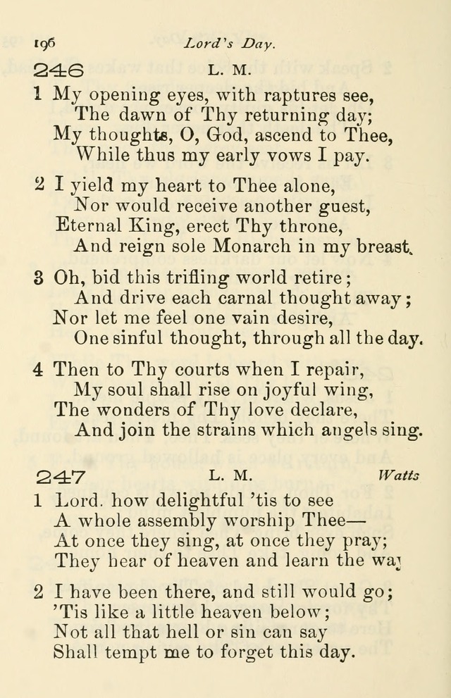 A Choice Selection of Hymns and Spiritual Songs for the use of the Baptist Church and all lovers of song page 199