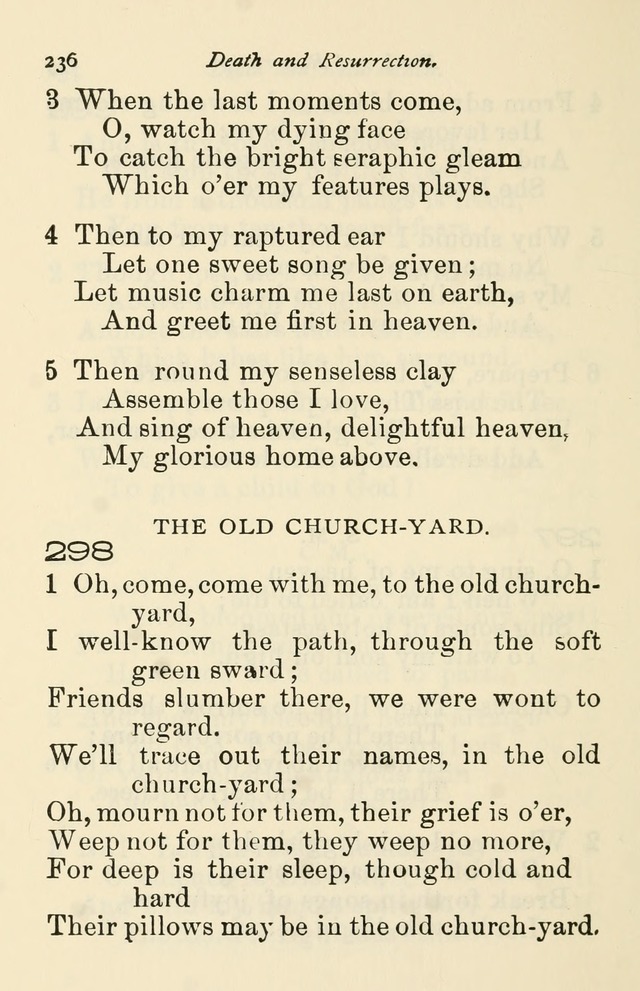 A Choice Selection of Hymns and Spiritual Songs for the use of the Baptist Church and all lovers ...