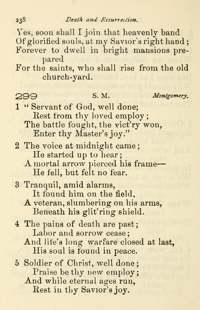 A Choice Selection of Hymns and Spiritual Songs for the use of the Baptist Church and all lovers ...