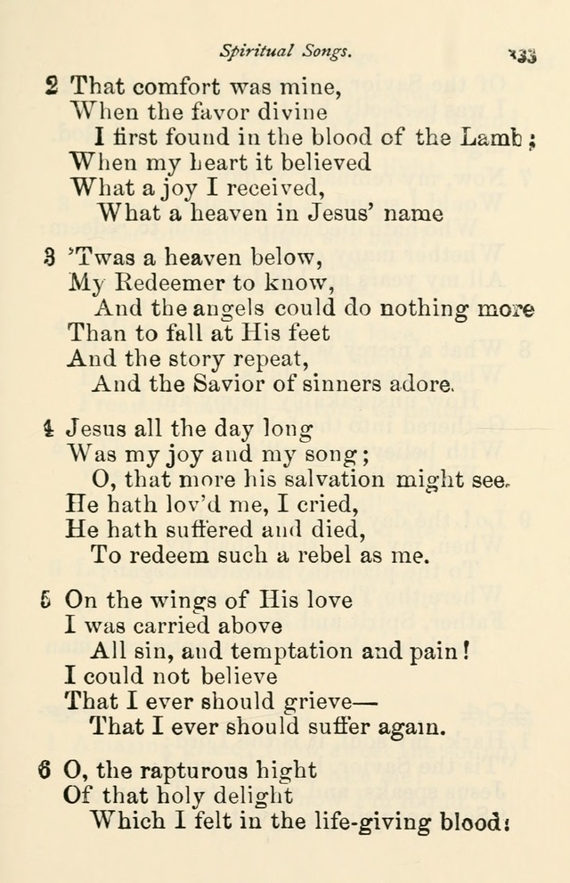 A Choice Selection of Hymns and Spiritual Songs for the use of the Baptist Church and all lovers of song page 336