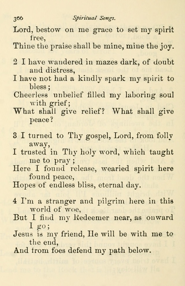 A Choice Selection of Hymns and Spiritual Songs for the use of the Baptist Church and all lovers of song page 369