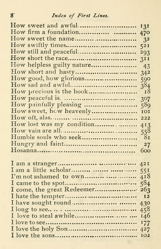 A Choice Selection of Hymns and Spiritual Songs for the use of the Baptist Church and all lovers of song page 555