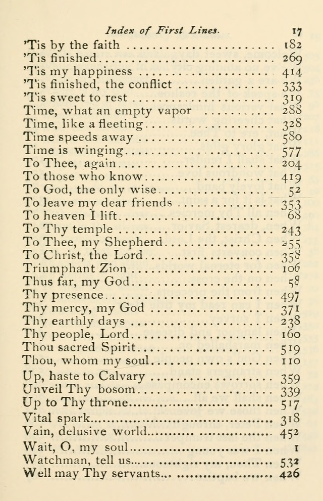 A Choice Selection of Hymns and Spiritual Songs for the use of the Baptist Church and all lovers of song page 564
