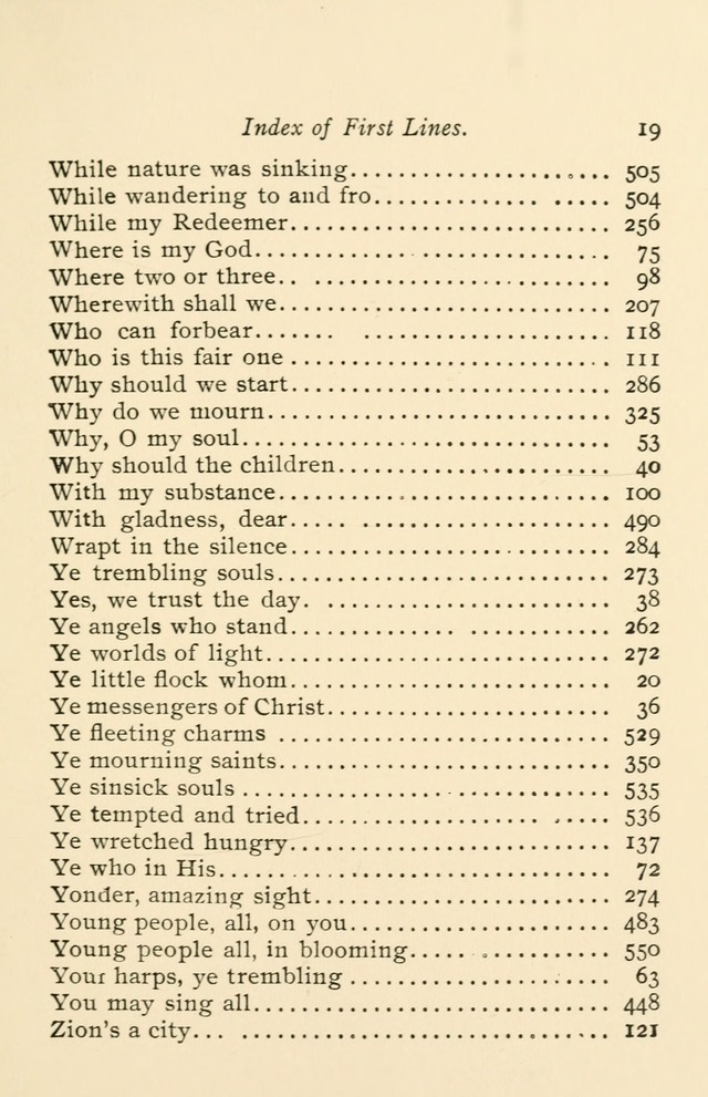 A Choice Selection of Hymns and Spiritual Songs for the use of the Baptist Church and all lovers of song page 566