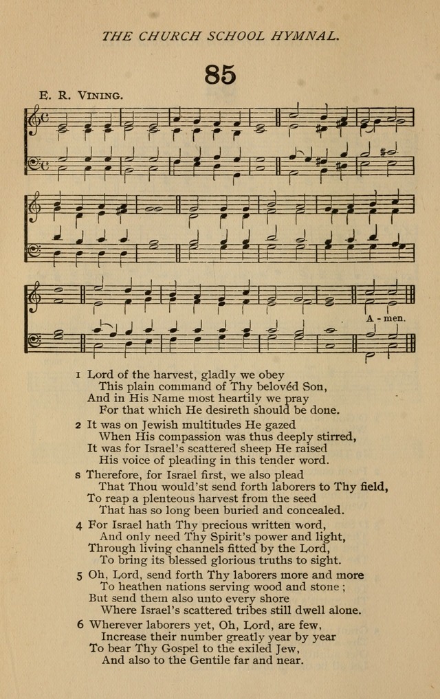 The Church School Hymnal with Tunes page 105