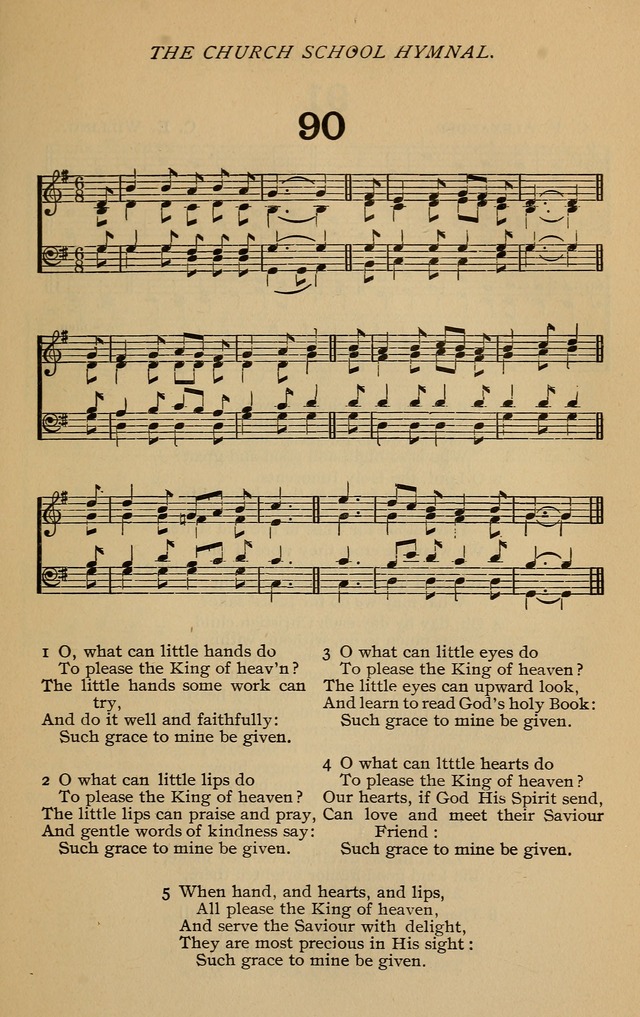 The Church School Hymnal with Tunes page 110