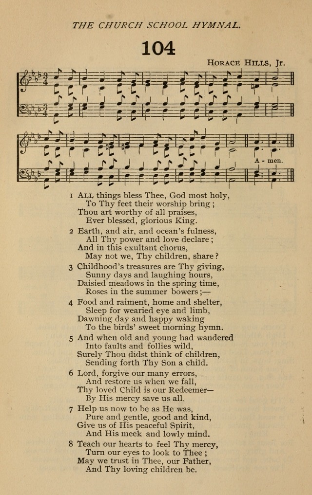 The Church School Hymnal with Tunes page 125