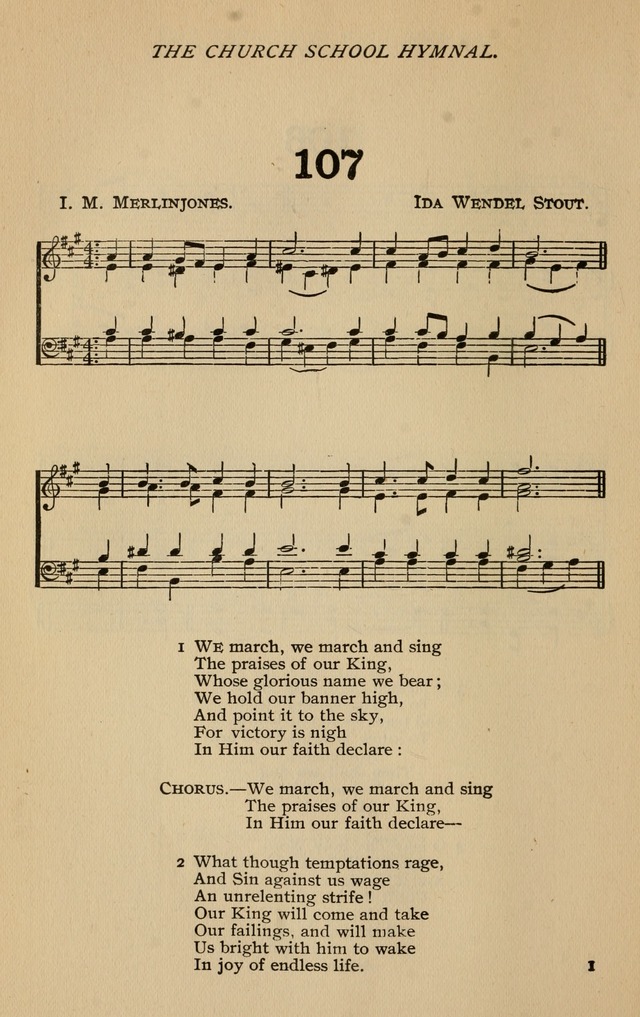 The Church School Hymnal with Tunes page 129