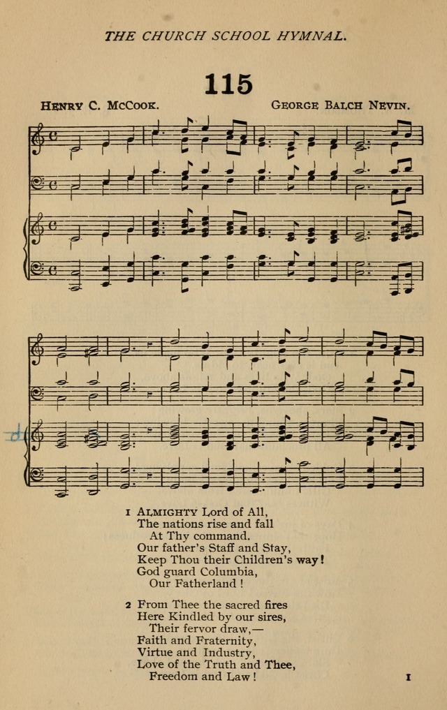 The Church School Hymnal with Tunes page 139