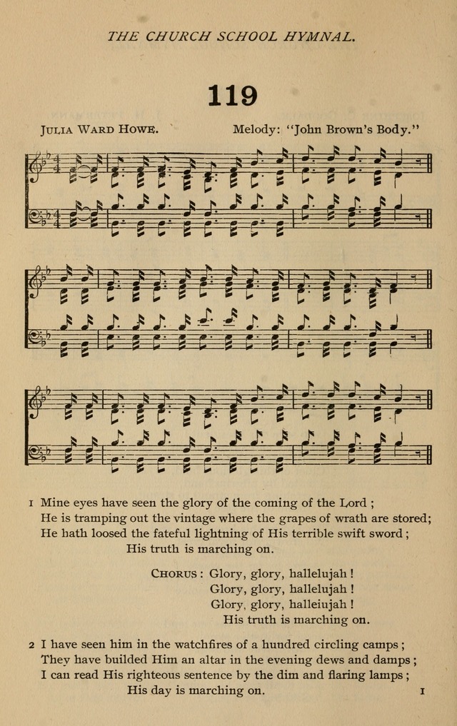 The Church School Hymnal with Tunes page 145