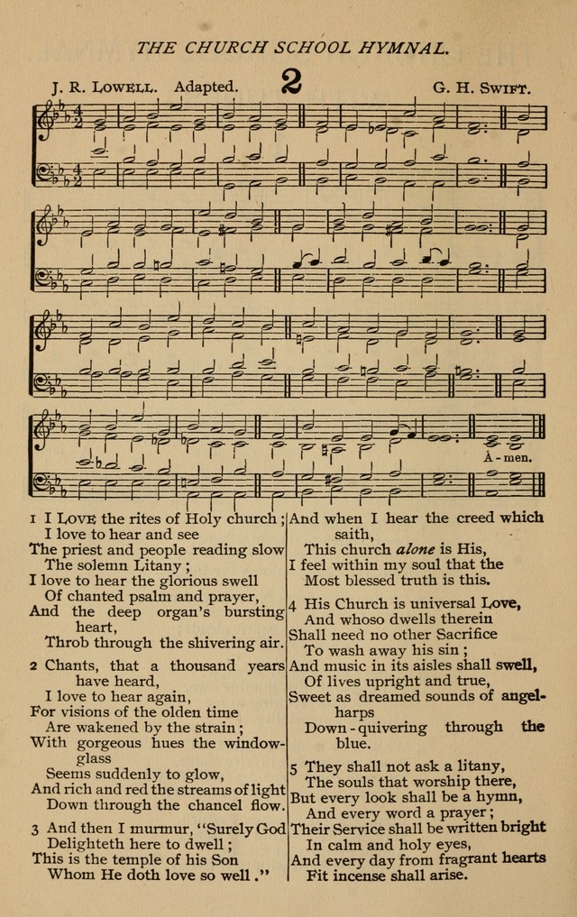 The Church School Hymnal with Tunes page 15