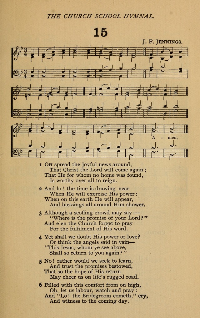 The Church School Hymnal with Tunes page 28